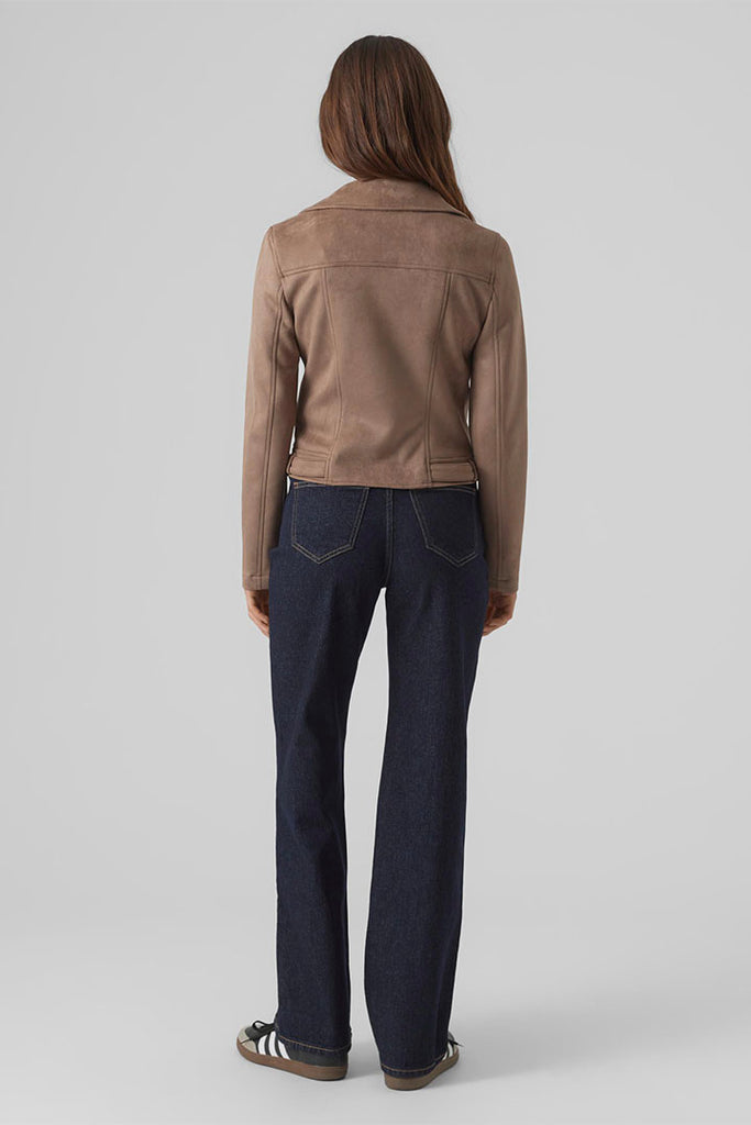 Vero Moda Jose Short Faux Suede Jacket