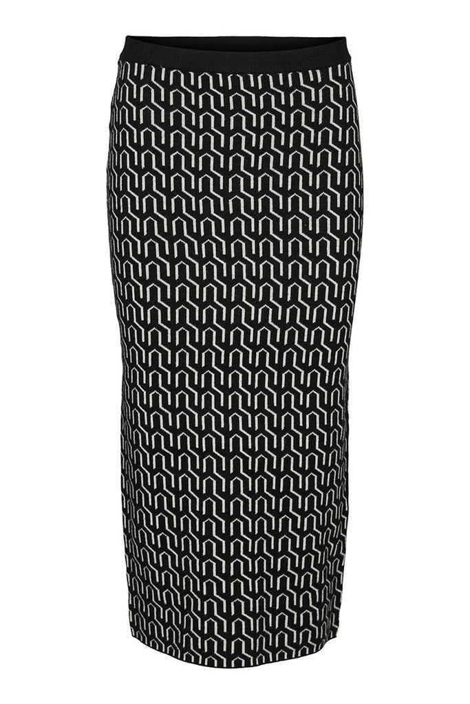 Vero Moda Golden Needle Art Pencil Skirt