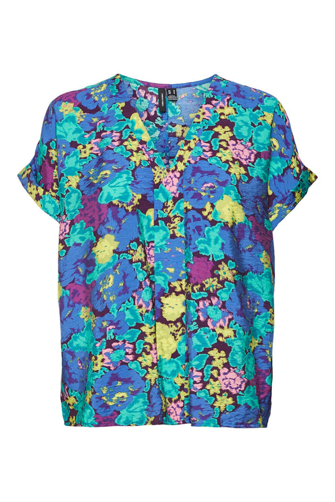 Vero Moda Liva Josie Wide Top Blue