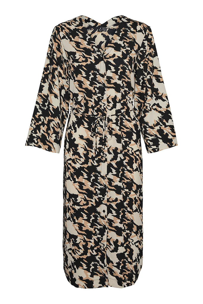 Vero Moda Nora Calf Dress Brown