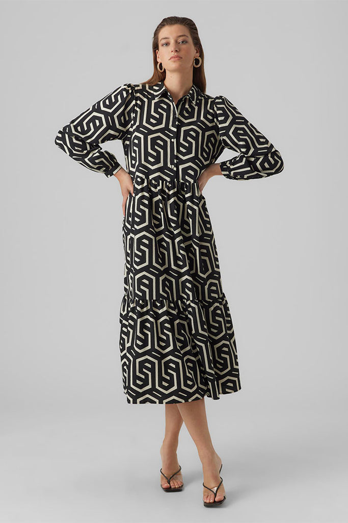 Vero Moda Cifa 7/8 Dress Black