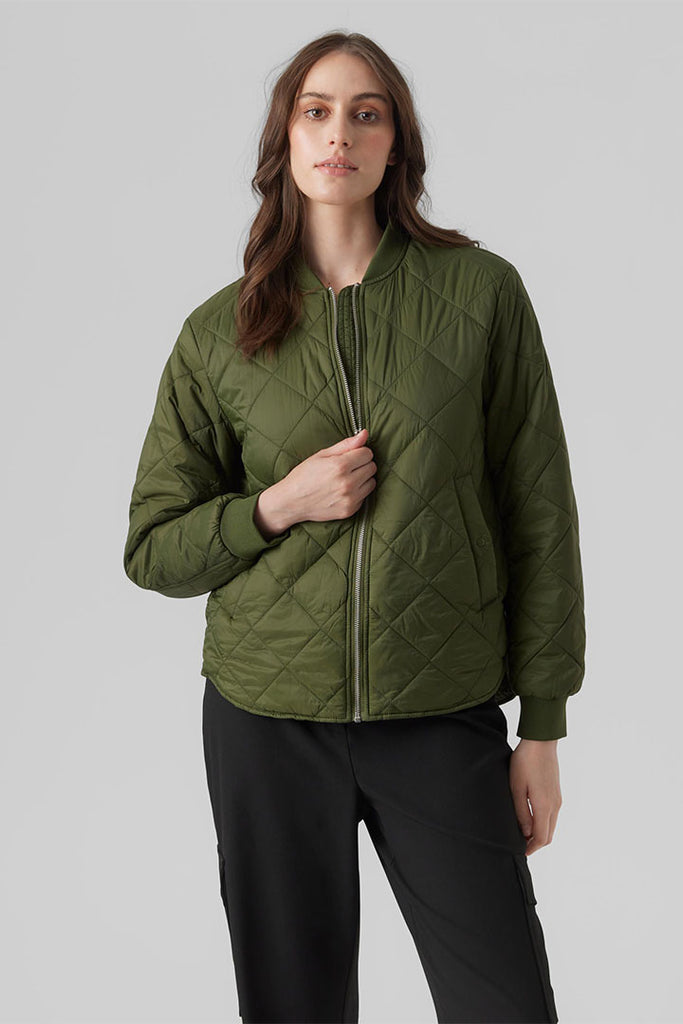 Vero Moda Hayleolivia Short Jacket Green