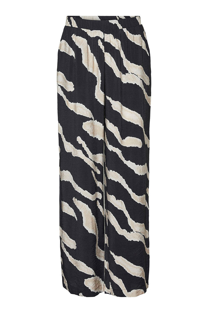 Vero Moda Angie High Waist Wide Pants Black