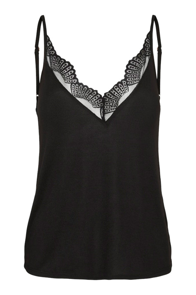 Vero Moda Mella Singlet Top Black
