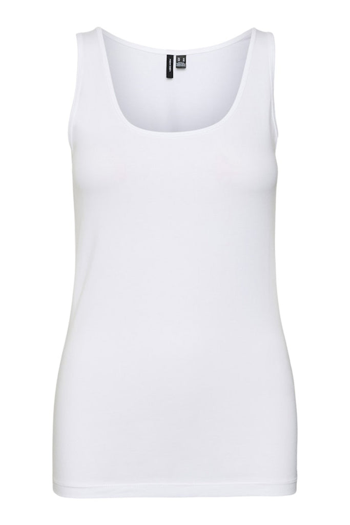 Vero Moda Lulu Long Tank Top White