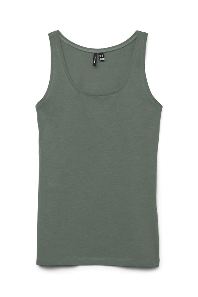 Vero Moda Lulu Long Tank Top Khaki