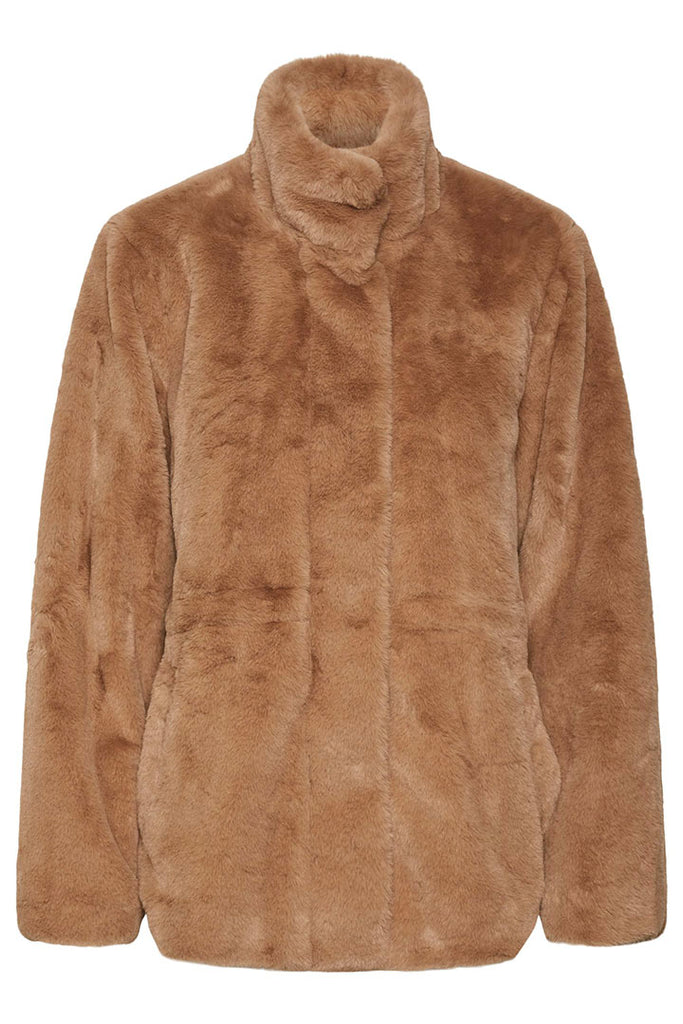 Vero Moda Sonjaholly Short Faux Fur Jacket