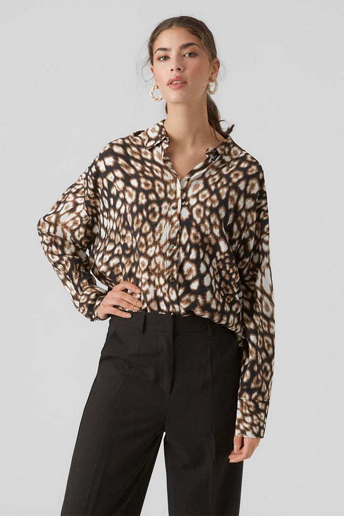 Vero Moda Josie Rika Loose Shirt Black