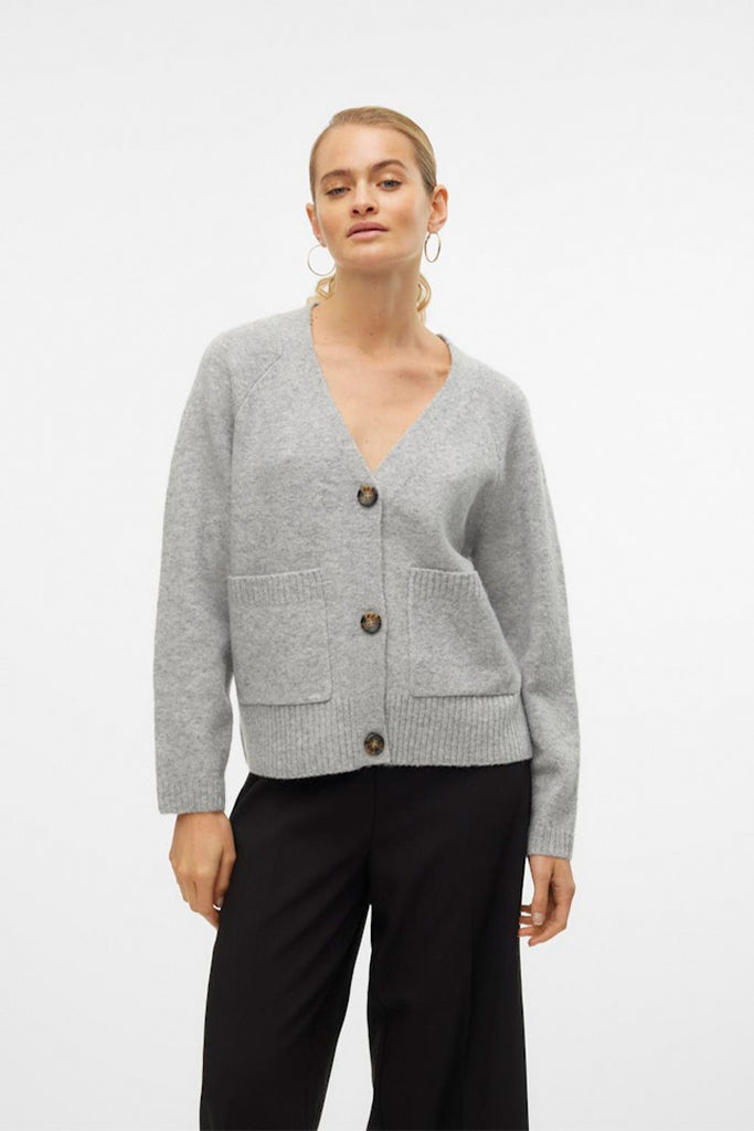 Vero Moda Boom V-Neck Button Cardigan