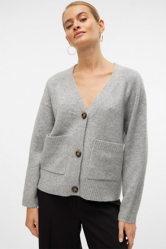 Vero Moda Boom V-Neck Button Cardigan