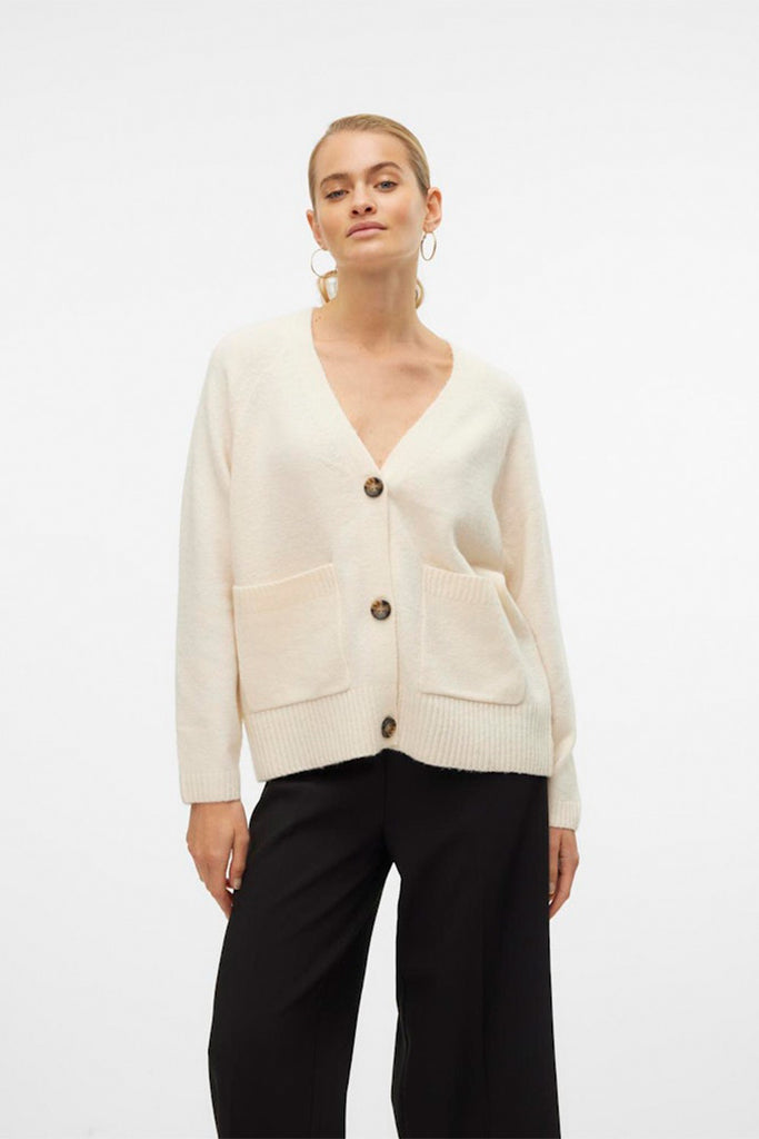 Vero Moda Boom V-Neck Button Cardigan