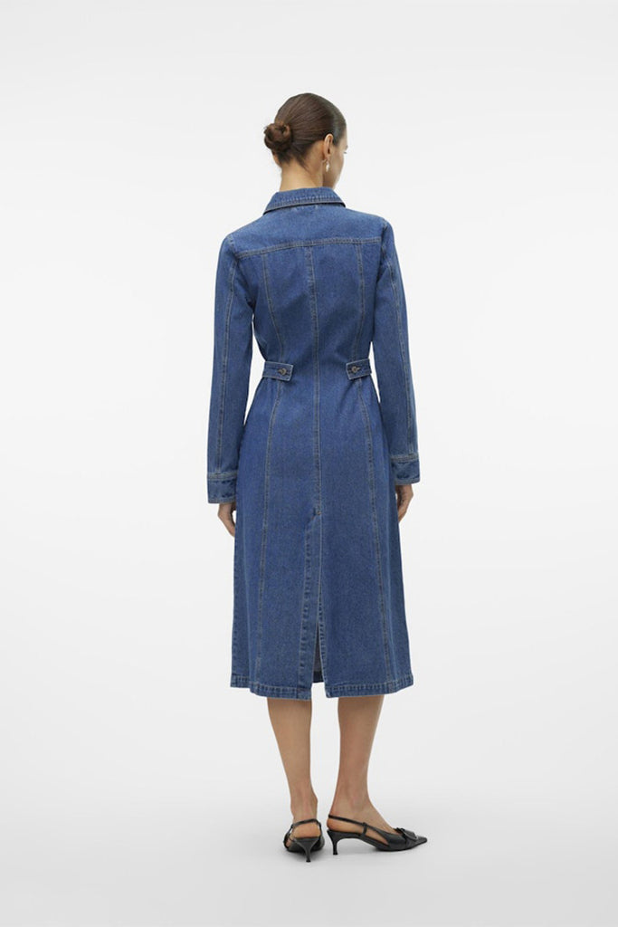 Vero Moda Finley Calf Denim Dress