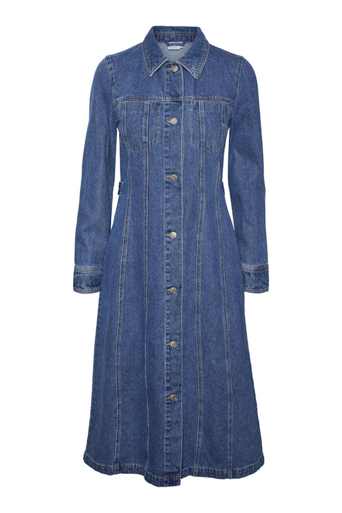 Vero Moda Finley Calf Denim Dress