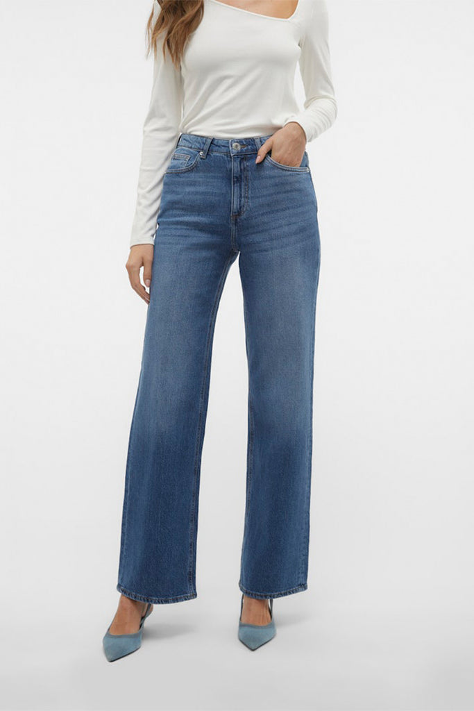 Vero Moda Tessa High Rise Wide Leg Jeans