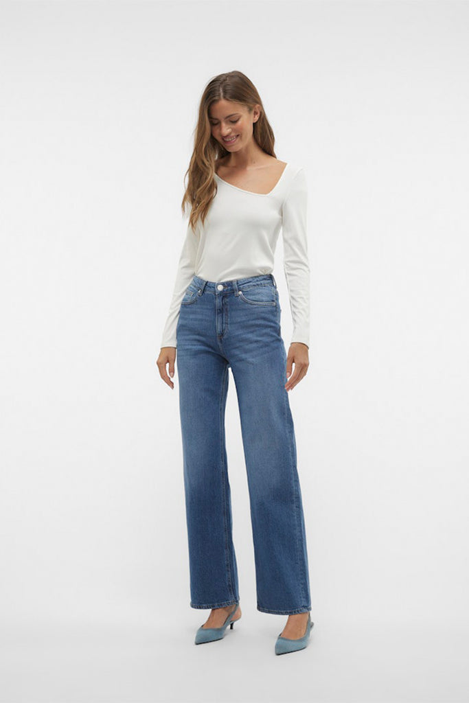 Vero Moda Tessa High Rise Wide Leg Jeans