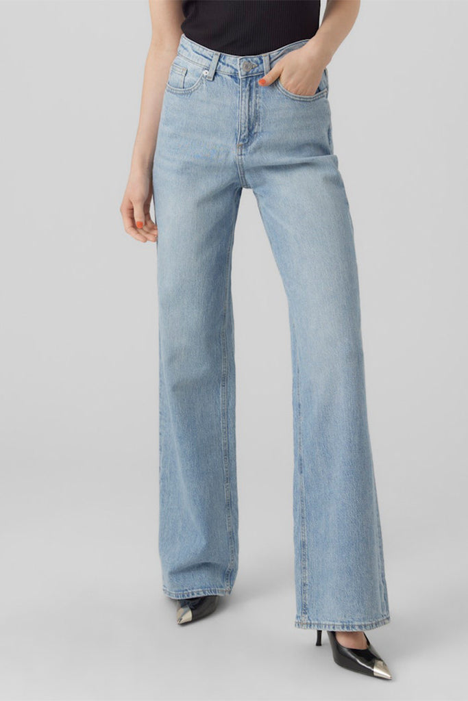 Vero Moda Tessa High Rise Wide Leg Jeans