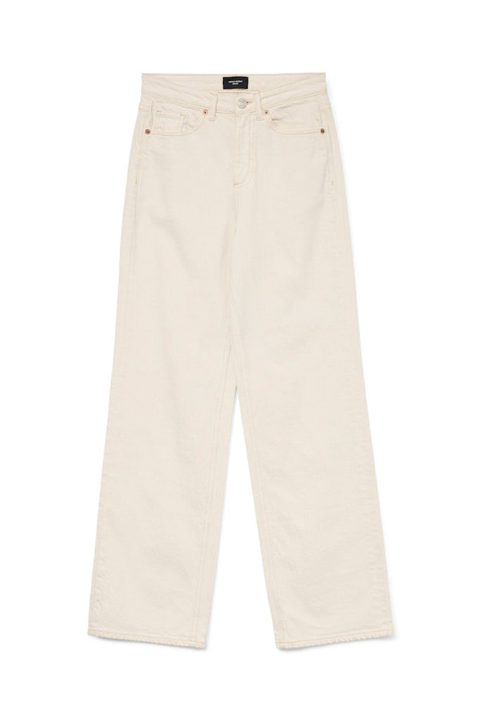 Vero Moda Tessa High Rise Wide Leg Jeans Cream