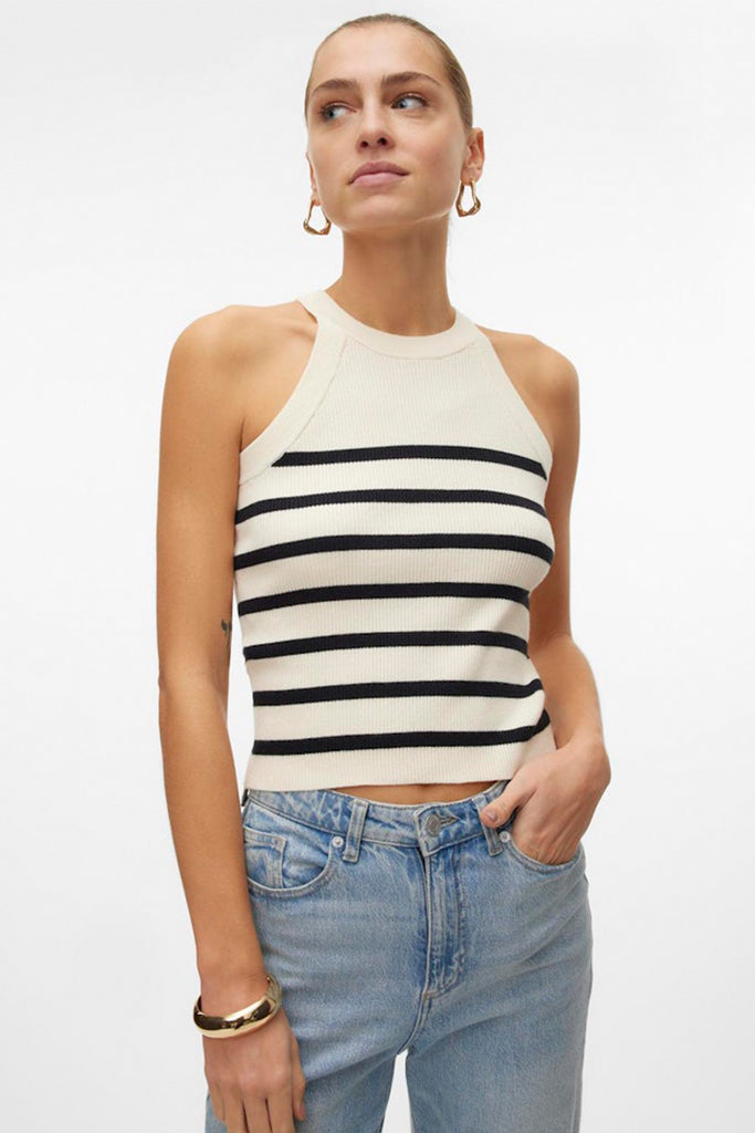 Vero Moda Saba Rib O-Neck Top