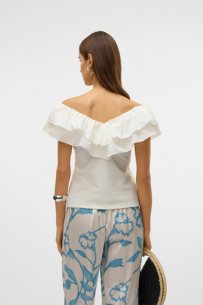 Vero Moda Ane frill ss top