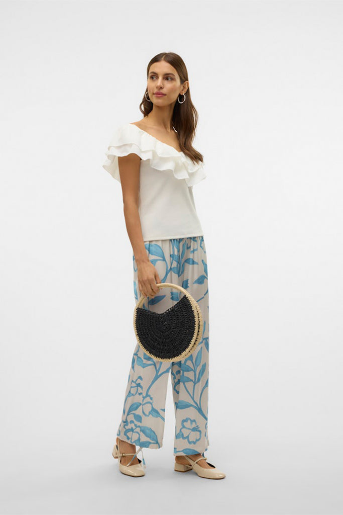 Vero Moda Ane frill ss top