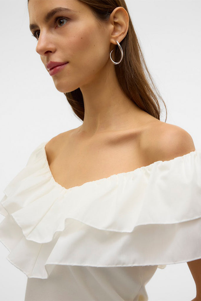 Vero Moda Ane frill ss top