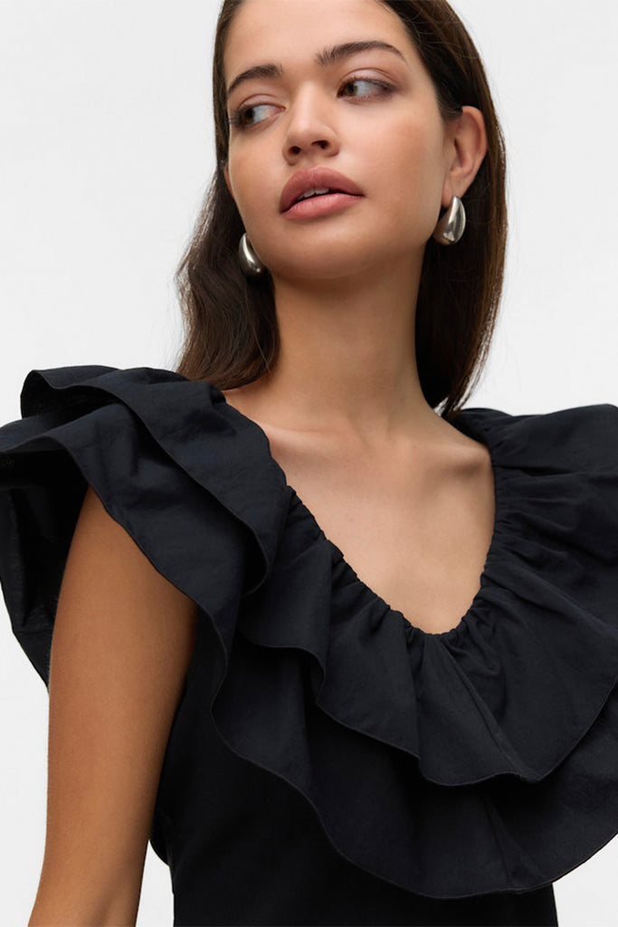 Vero Moda Ane frill ss top