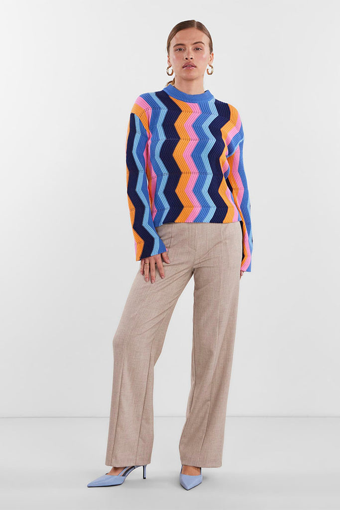 YAS Zigsta Knit Jumper