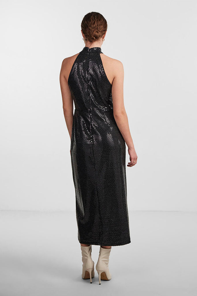 YAS Darkness Halterneck Dress