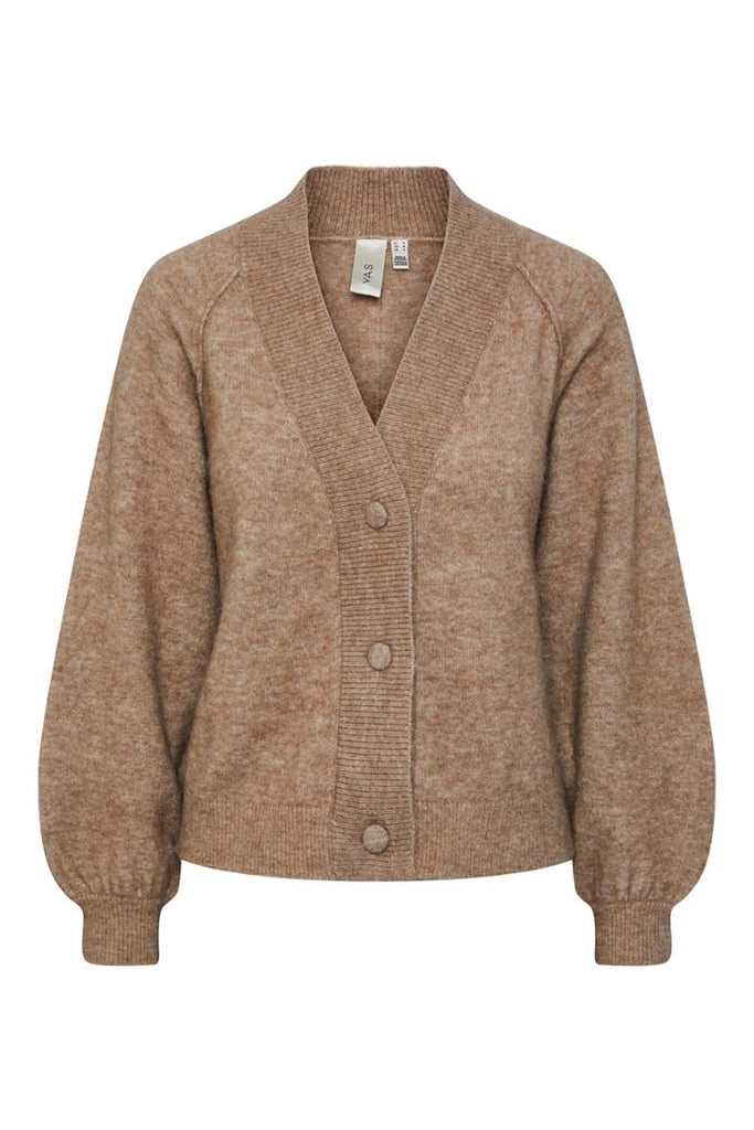 YAS Prima Knit Cardigan Beige