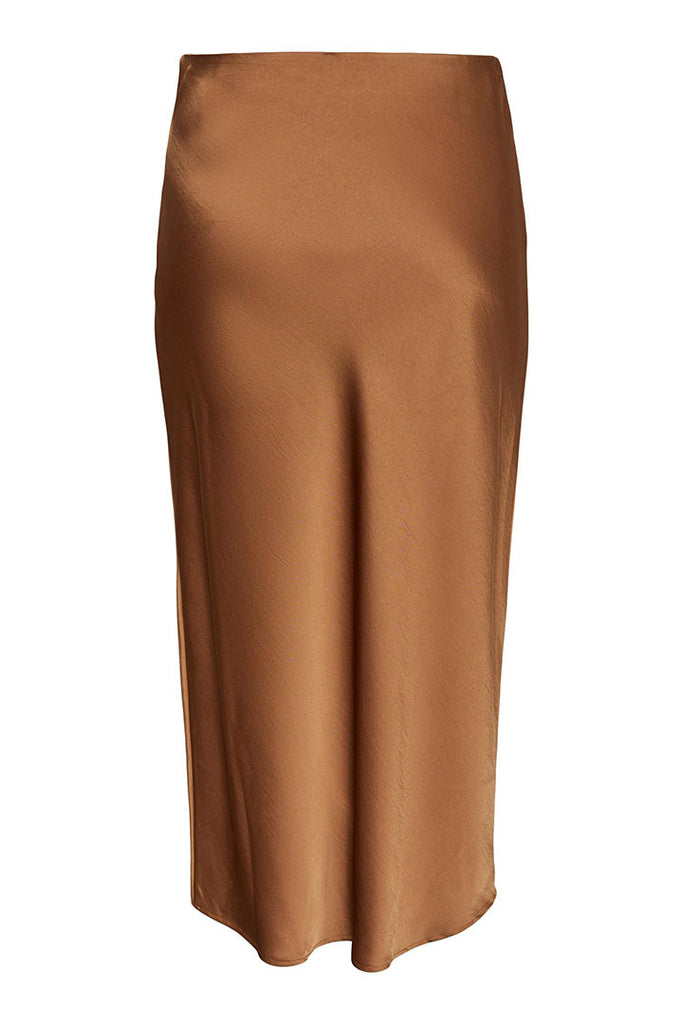 YAS Pista Drape Midi Skirt