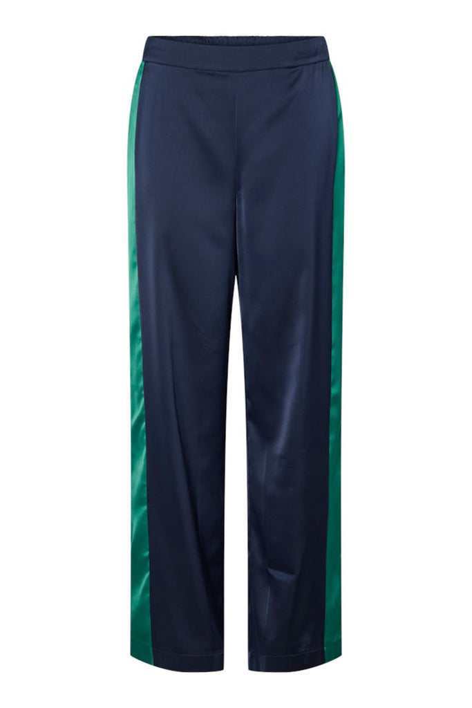 YAS Tilda High Waisted Pants Navy