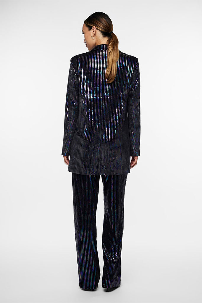 YAS Eliva Sequin Long Blazer