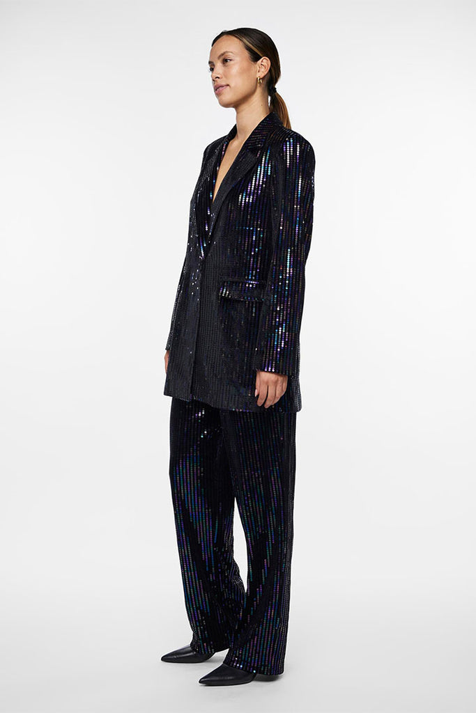 YAS Eliva Sequin Long Blazer