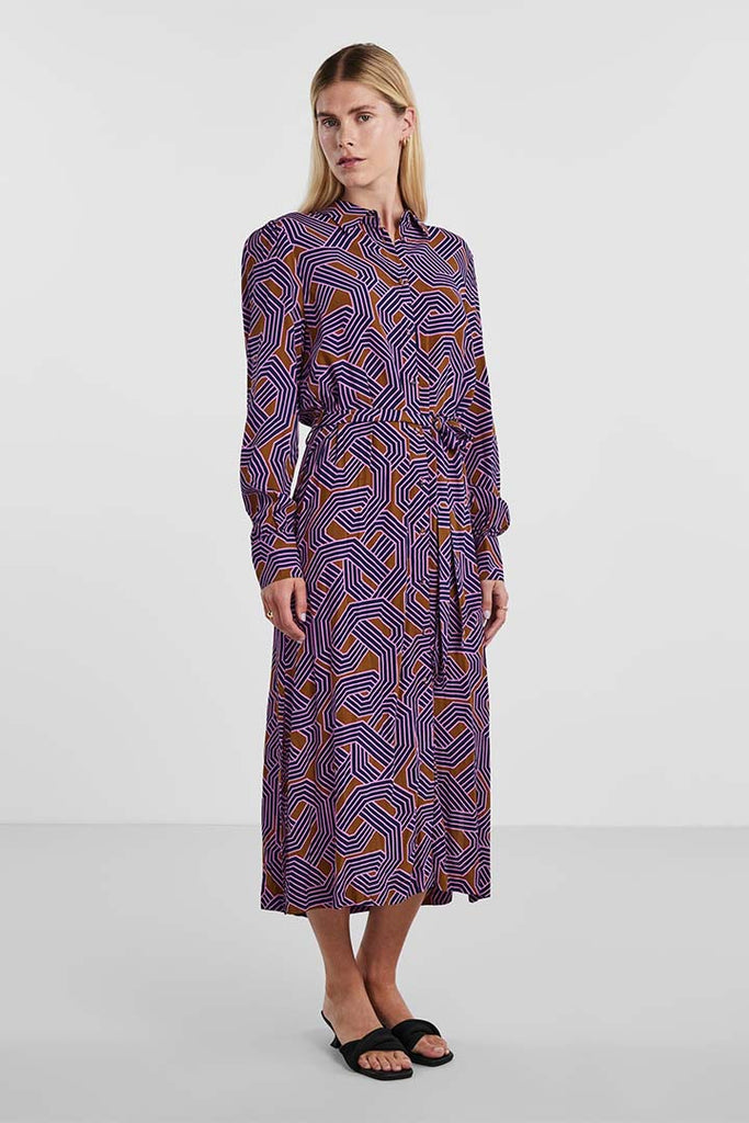 YAS Mykos Midi Shirt Dress