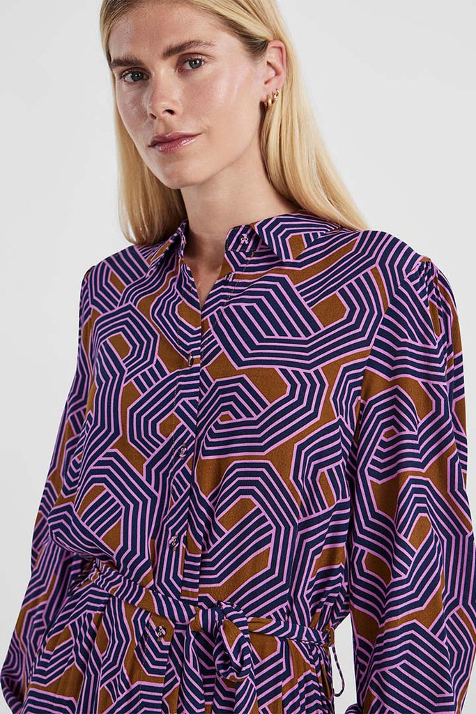 YAS Mykos Midi Shirt Dress