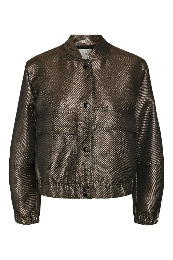 YAS Gosh Bomber Jacket Gold