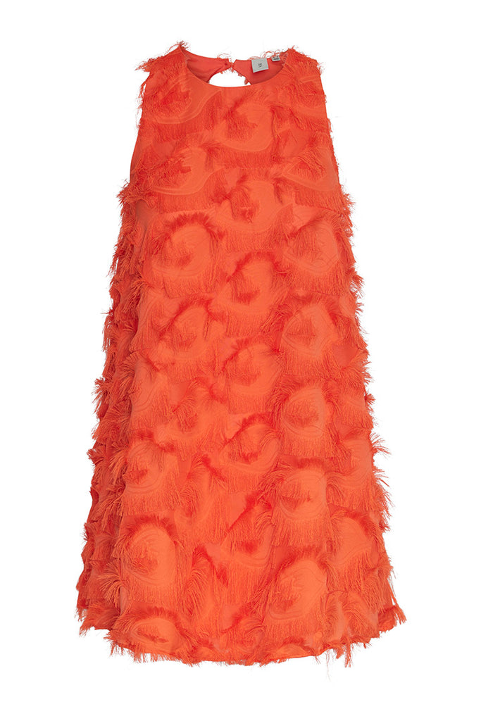 YAS Dio Mini Dress Orange
