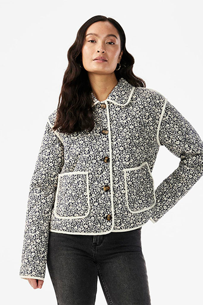 YAS Rinna Padded Jacket Navy