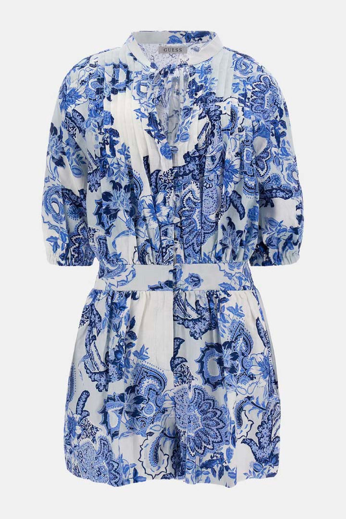 Guess Clothing Zaren Linen Playsuit
