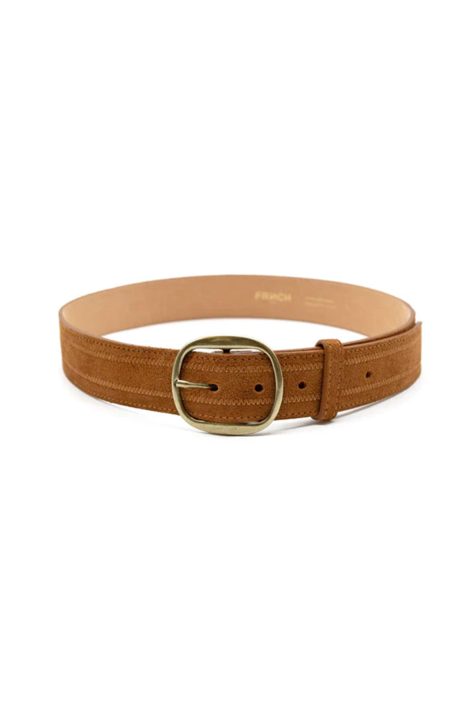 Frnch Cemile Belt Brown