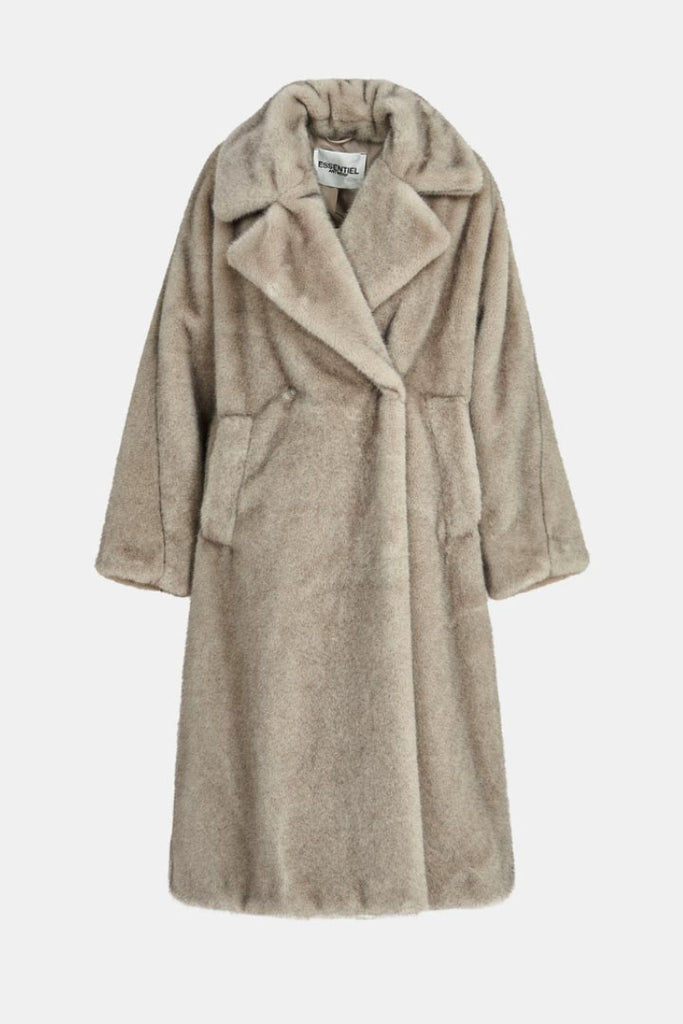 Essential Antwerp Edict Oversized Faux Fur Coat