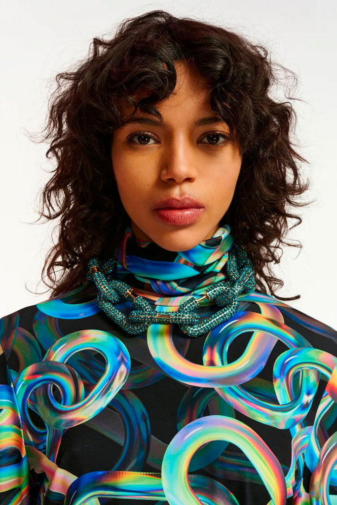 Essential Antwerp Efire Printed Turtleneck