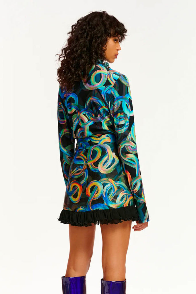Essential Antwerp Efire Printed Turtleneck