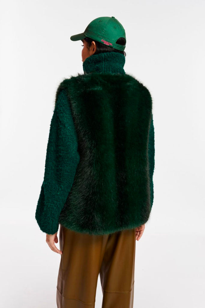 Essential Antwerp Emptyness Faux Fur Vest