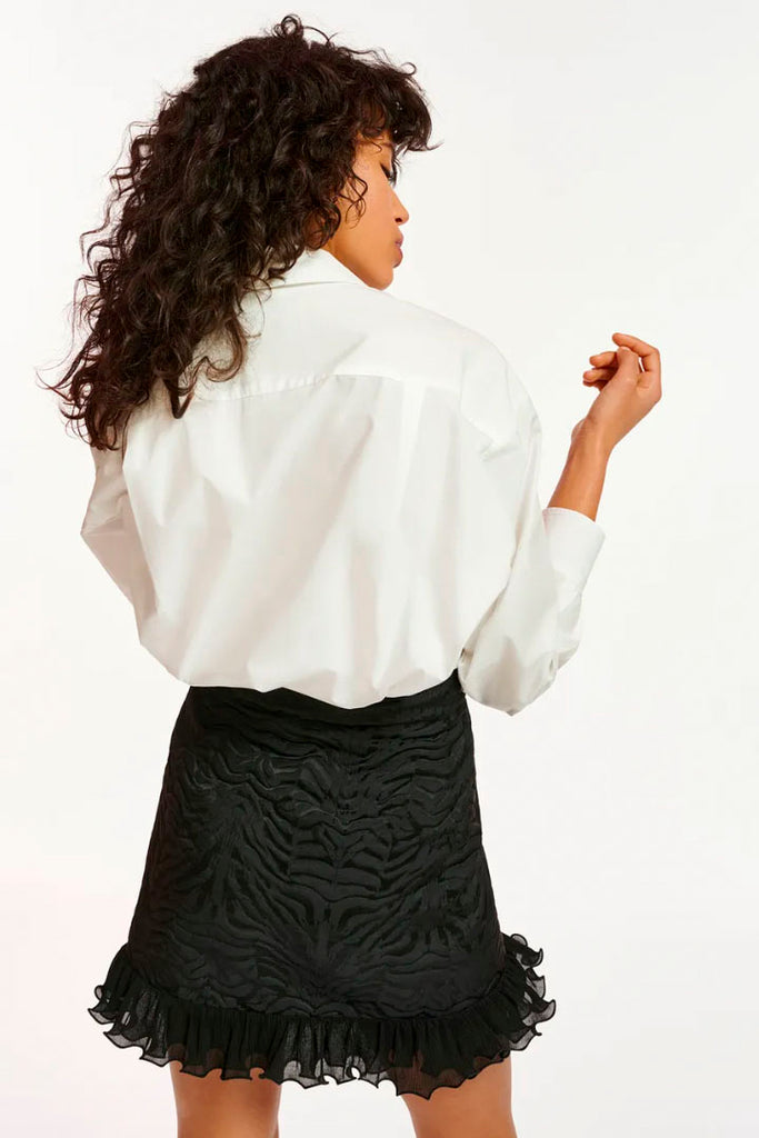 Essential Antwerp Eruffle Ruffled Mini Skirt