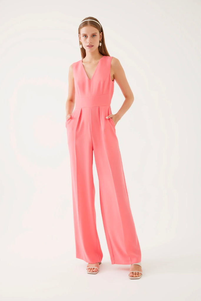 Exquise Kinsely Peach Jumpsuit Pink