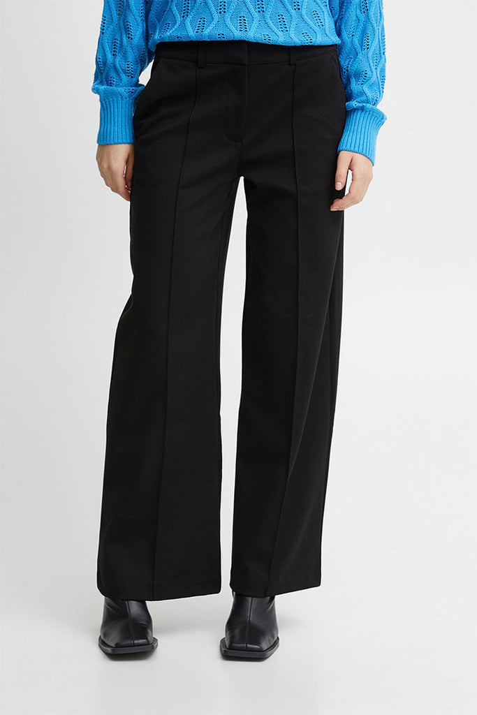 Ichi Kate Sus Office Wide Pants black