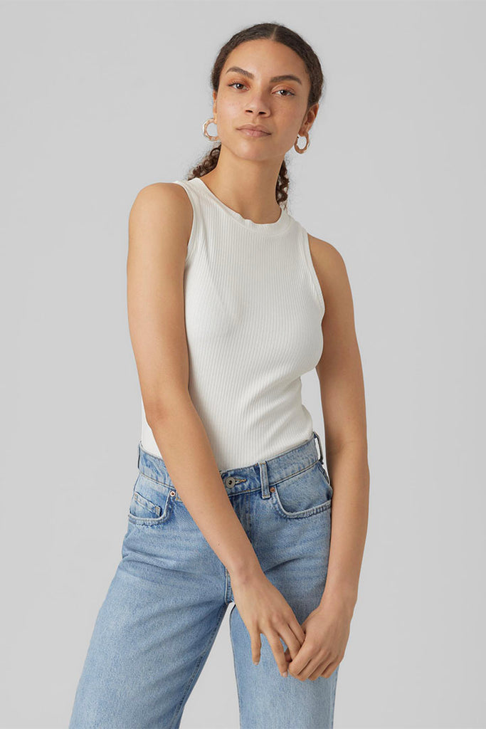 Vero Moda Lavender Top White