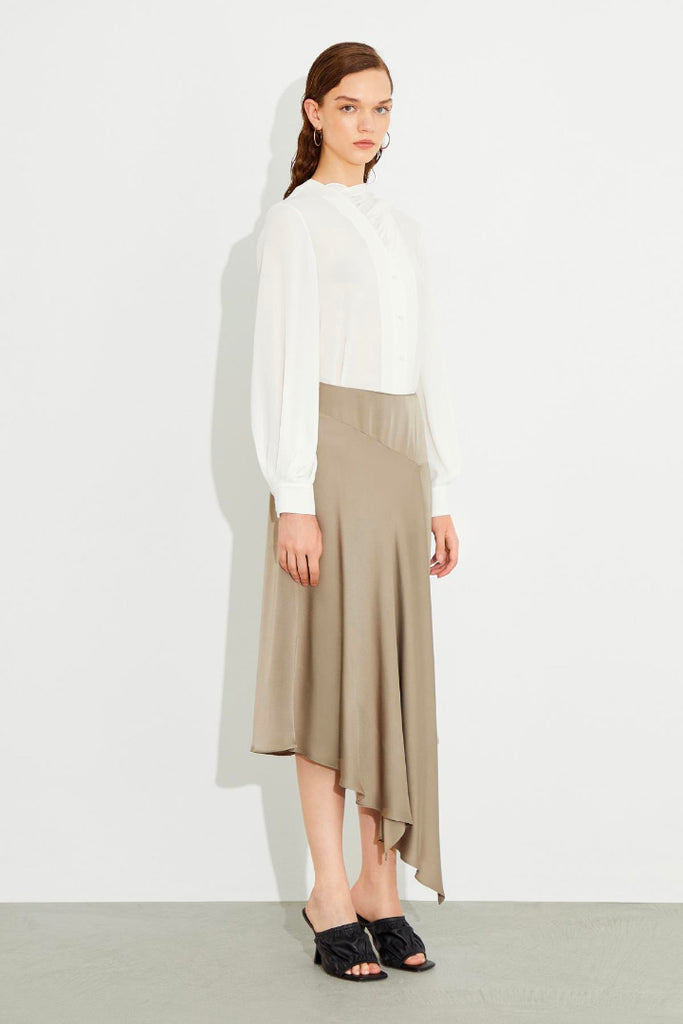 Birelin Foulard Detailed Blouse