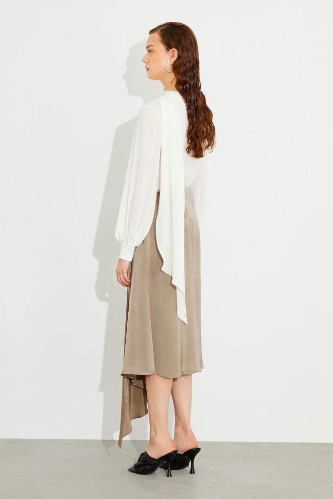 Birelin Foulard Detailed Blouse